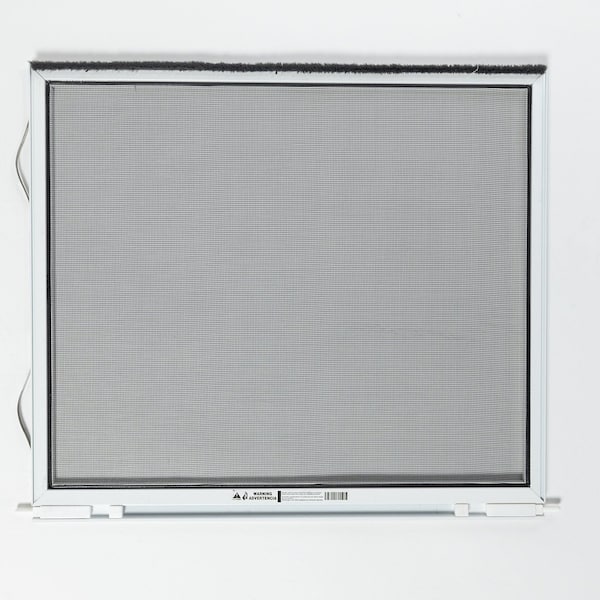 24.875 In. W X 24.875 In. H Double Hung Window Screen, DH3, Standard Aluminum Mesh, Black